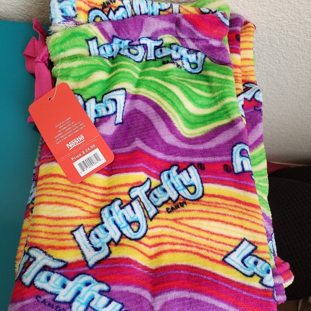Laffy Taffy Nestle plush pants NWT 1 pair